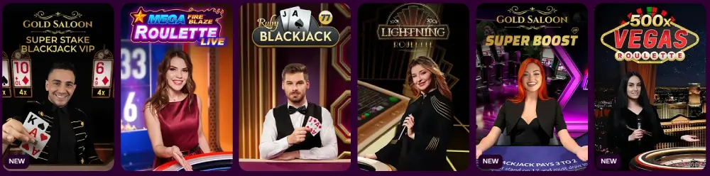 BinnaryBet DE Live-Casino